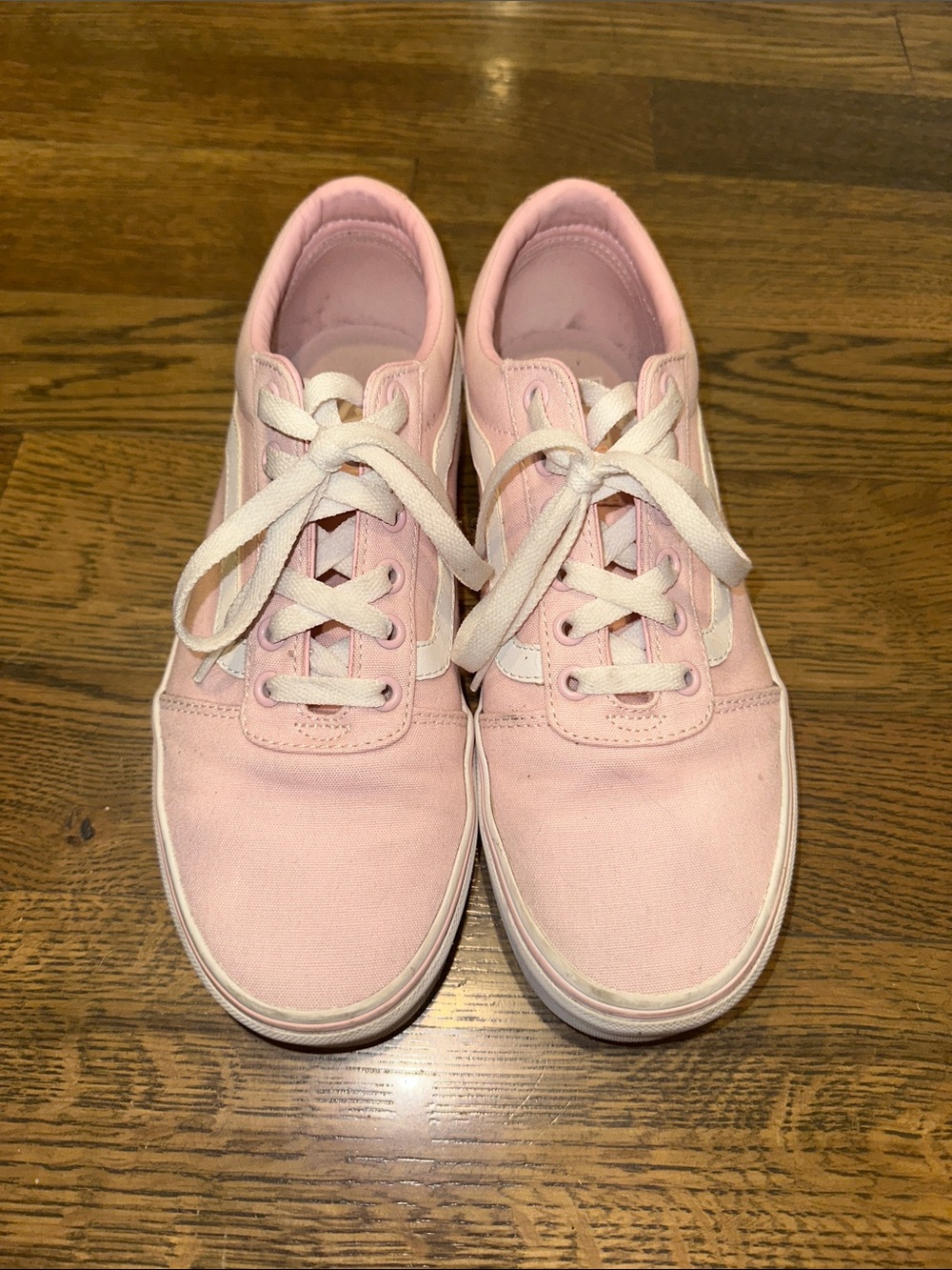 Vans Pink Canvas Low-Top Women's Sneakers